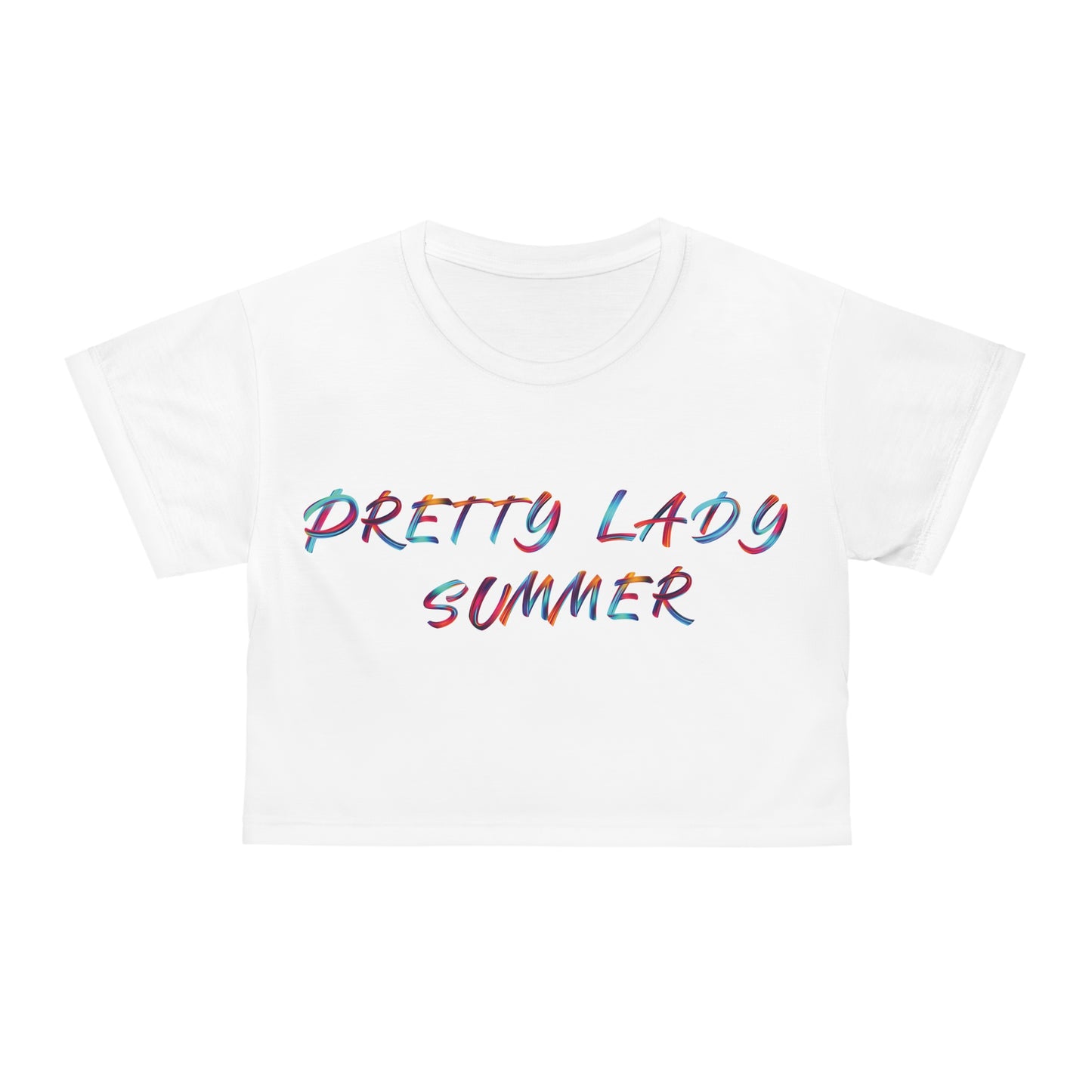 Pretty Lady Summer Crop T-Shirt