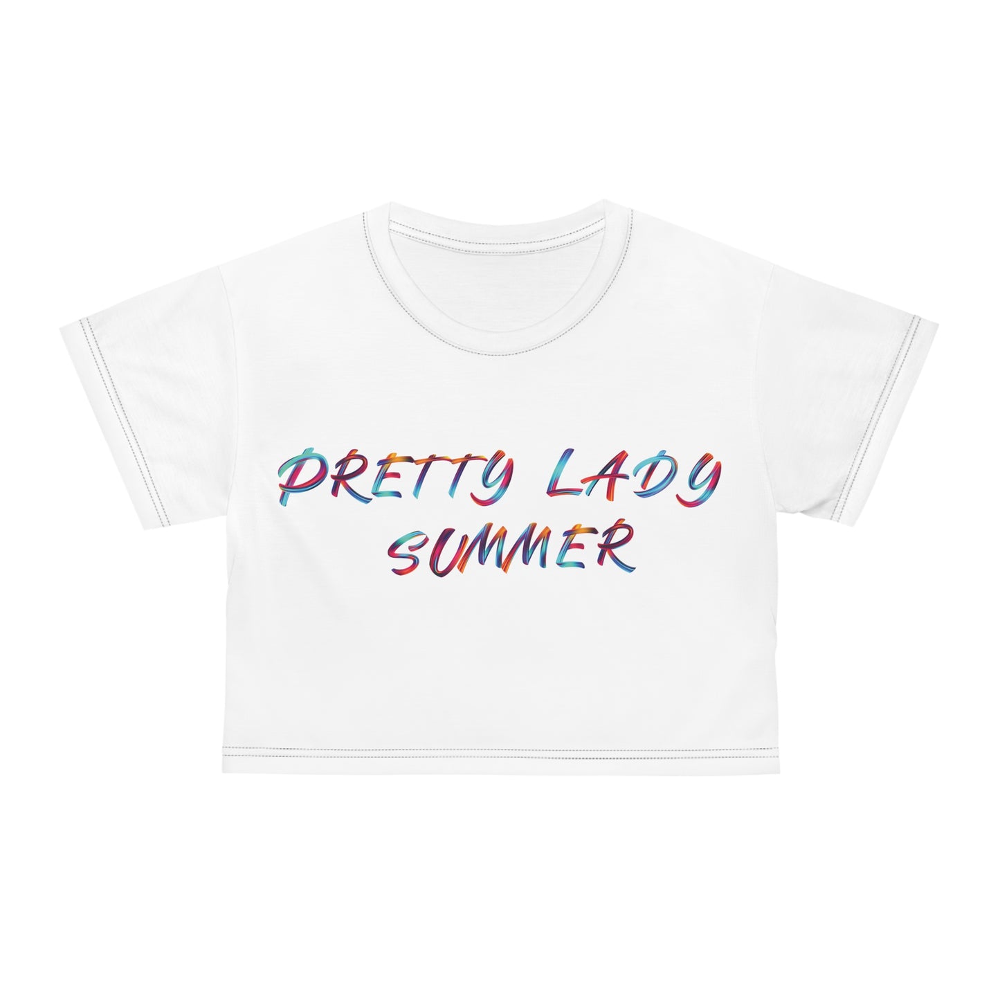 Pretty Lady Summer Crop T-Shirt